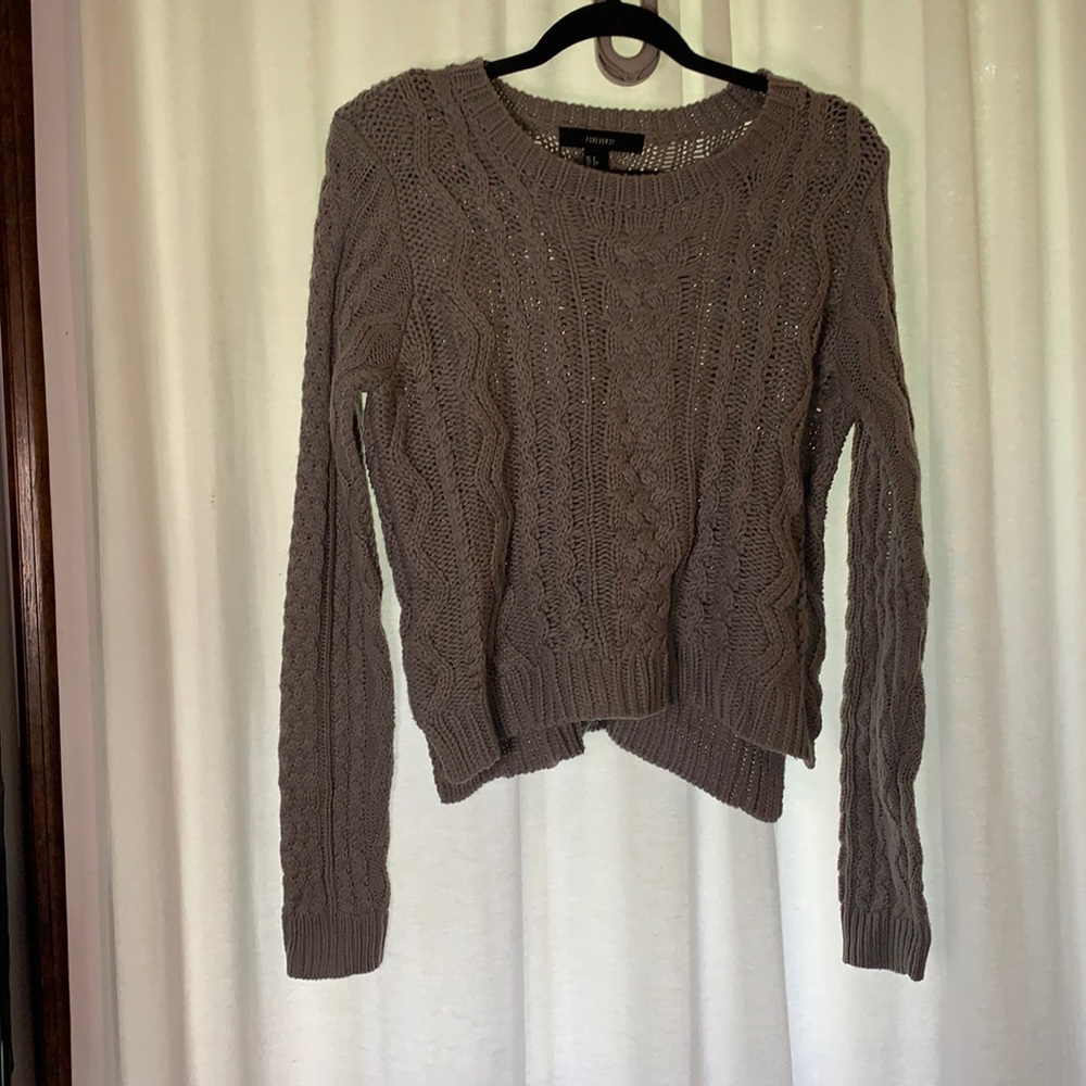 Grey sweater